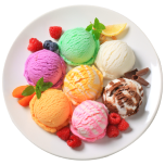 Dish with IceCream